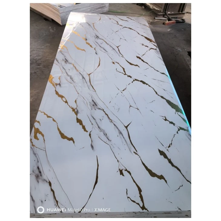 Panel Dinding PVC Salutan UV Mármol