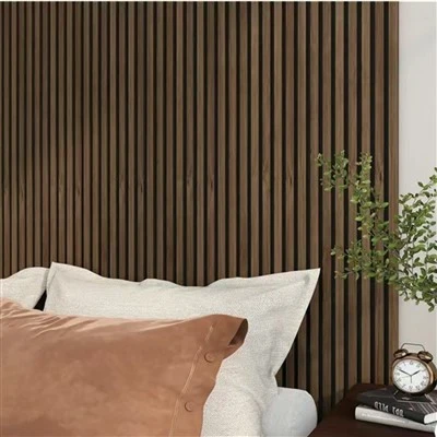 Panel dinding slat kayu intdoor